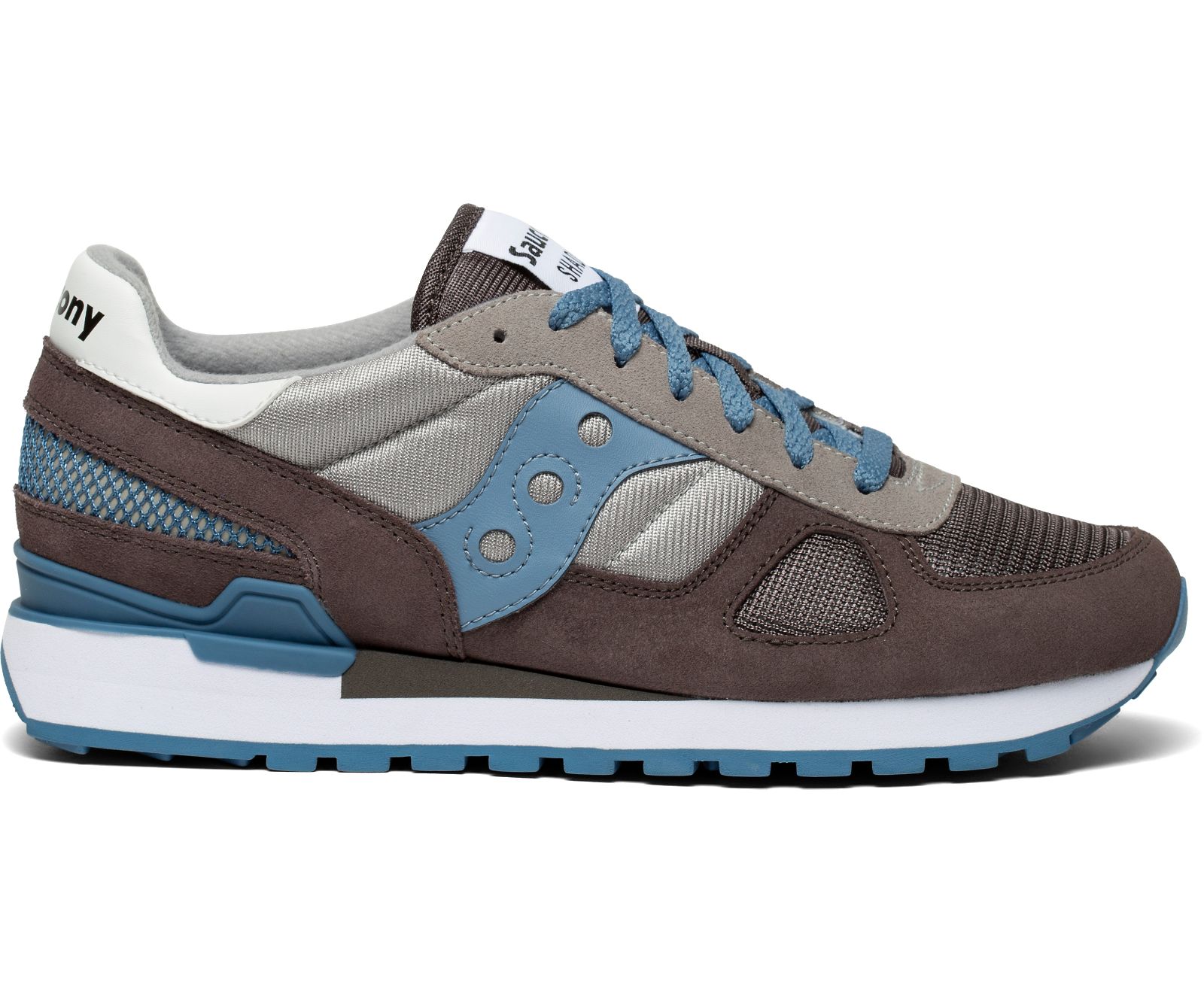 Men's Saucony Shadow Originals Grey / Blue | Singapore 421TCEV